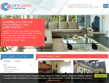 Tablet Screenshot of eger.citycartel.hu